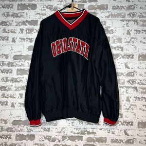 Ohio State Black Windbreaker Jacket